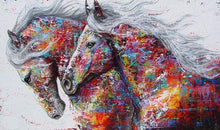Afbeelding in Gallery-weergave laden, Diamond Painting - Paarden paar Diamond Painting Landschappen, paarden, landschappen