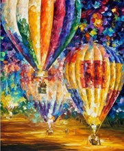 Afbeelding in Gallery-weergave laden, Diamond Painting - Luchtballon   Diamond Painting Landschappen, landschappen