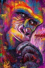 Afbeelding in Gallery-weergave laden, Diamond Painting - King Kong gekleurd dieren, Diamond Painting Dieren