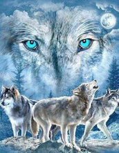Afbeelding in Gallery-weergave laden, Diamond Painting - Roedel wolven dieren, Diamond Painting Dieren, konijnen, wolven