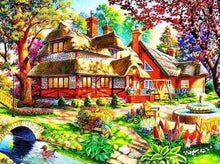 Afbeelding in Gallery-weergave laden, Diamond Painting - Rustig huis Diamond Painting Landschappen, landschappen