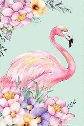 Diamond Painting - Roze flamingo dieren, Diamond Painting Dieren, flamingo's