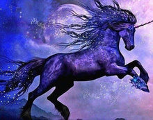 Afbeelding in Gallery-weergave laden, Diamond Painting - Sprankelende Eenhoorn dieren, Diamond Painting Dieren, eenhoorns