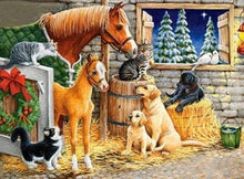 Afbeelding in Gallery-weergave laden, Diamond Painting - Stal dieren, Diamond Painting Dieren