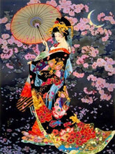 Afbeelding in Gallery-weergave laden, Diamond Painting - Traditionele Aziatische Vrouw Diamond Painting Romantiek, romantiek