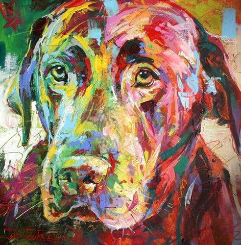 Schilderen op Nummer - Kleur van de aardehond