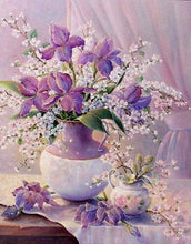 Afbeelding in Gallery-weergave laden, Schilderen op Nummer - Elegante paarse vaas