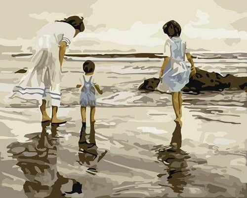 Schilderen op Nummer - Familie en kust