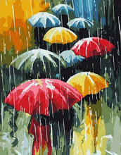 Afbeelding in Gallery-weergave laden, Schilderen op Nummer - Farandole van paraplu&#39;s