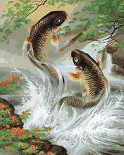 Afbeelding in Gallery-weergave laden, Schilderen op Nummer - Vissen in de rivier