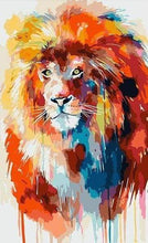 Afbeelding in Gallery-weergave laden, Schilderen op Nummer - Flamboyante leeuw