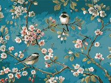 Afbeelding in Gallery-weergave laden, Schilderen op Nummer - Bloemen en vogels aquarel