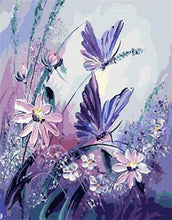 Afbeelding in Gallery-weergave laden, Schilderen op Nummer - Bloemen en vlinders