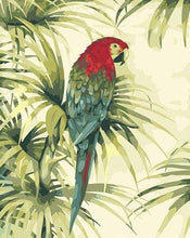 Afbeelding in Gallery-weergave laden, Schilderen op Nummer - Bloemen en papegaai
