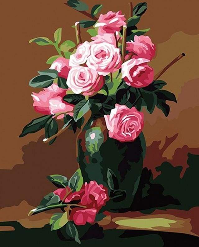 Schilderen op Nummer - Geur van rozen