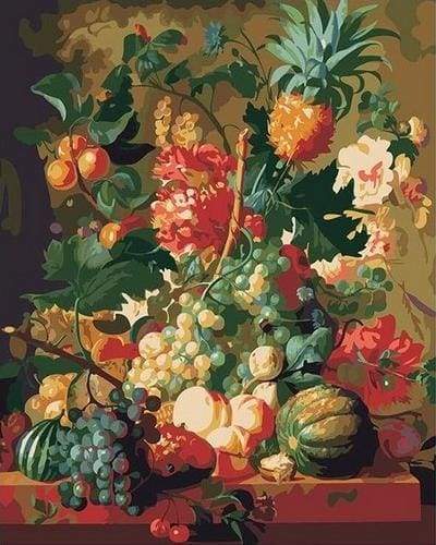 Schilderen op Nummer - Fruit op tafel