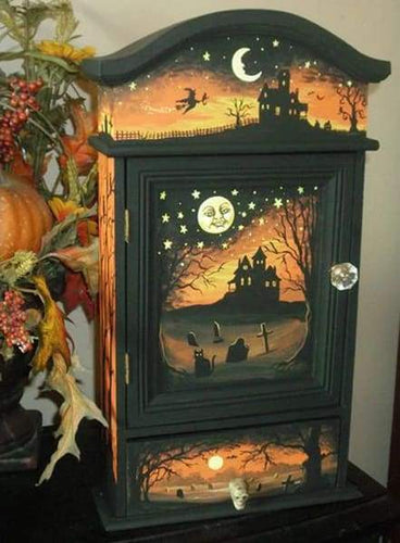 Schilderen op Nummer - Halloween-dressoir