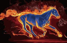 Afbeelding in Gallery-weergave laden, Schilderen op Nummer - Paard in brand