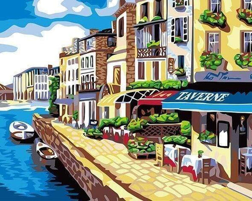 Schilderen op Nummer - La Seine in Parijs
