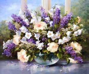 Schilderen op Nummer - Lavendel bloemen