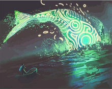 Afbeelding in Gallery-weergave laden, Schilderen op Nummer - Maanvissen