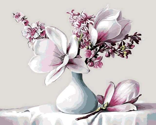 Schilderen op Nummer - Magnolia