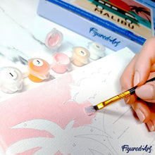 Afbeelding in Gallery-weergave laden, Mini Schilderen op Nummer met Frame - Verliefd hondje