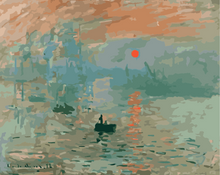 Afbeelding in Gallery-weergave laden, Schilderen op Nummer - Monet Zonsopgang