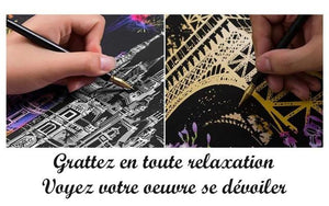 Scratch Painting - Paris