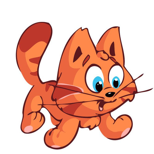 Schilderen op Nummer kinderen - Oranje Kat