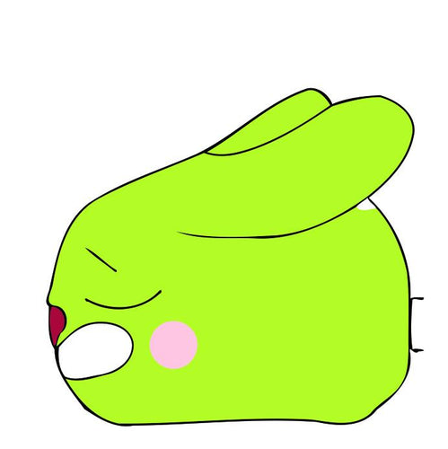 Schilderen op Nummer kinderen - Groen konijn