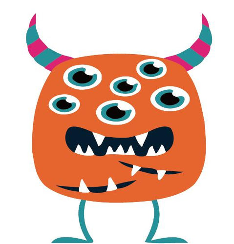 Schilderen op Nummer kinderen - Monster met meerdere ogen