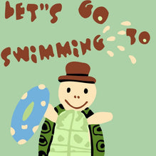 Afbeelding in Gallery-weergave laden, Schilderen op Nummer kinderen - Zwemschildpad