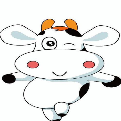 Schilderen op Nummer kinderen - Coole koe