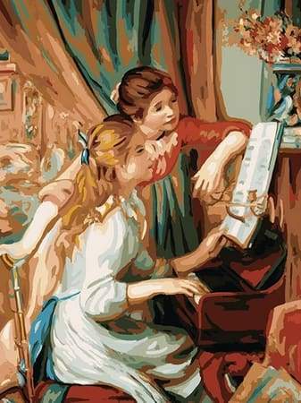 Schilderen op Nummer - Pianoles