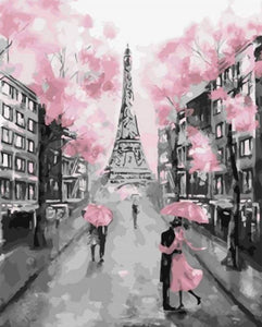 Schilderen op Nummer - Romantische Eiffeltoren