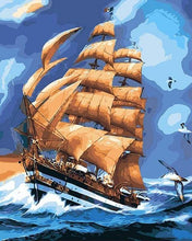 Afbeelding in Gallery-weergave laden, Schilderen op Nummer - Zeilschip