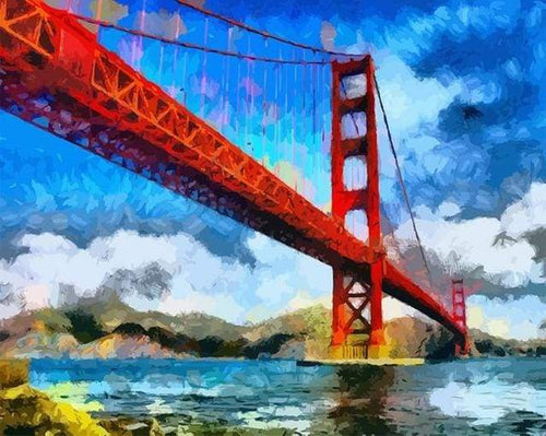 Schilderen op Nummer - San Fransisco Brug