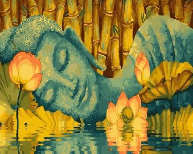 Schilderen op Nummer - Slapende Boeddha