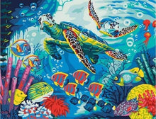 Afbeelding in Gallery-weergave laden, Schilderen op Nummer - Schildpadden en vissen