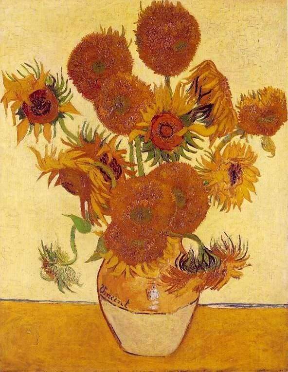 Schilderen op Nummer - Van Gogh Oranje Zonnebloemen