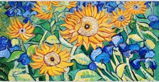 Schilderen op Nummer - Van Gogh Zonnebloementuin