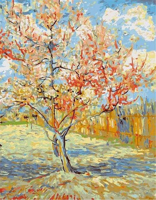 Schilderen op Nummer - Van Gogh De roze perzikboom
