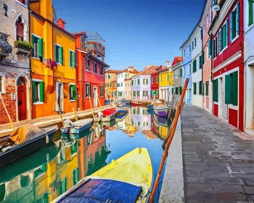 Schilderen op Nummer - Venetië, Italië