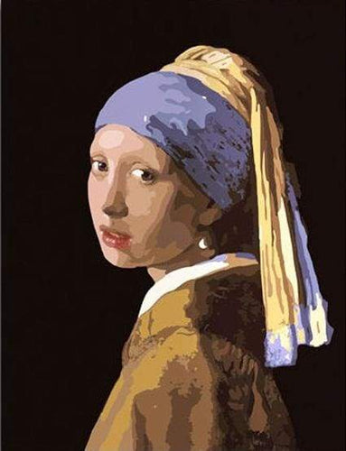Schilderen op Nummer - Vermeer Meisje met de Parel