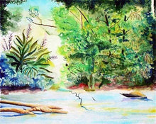 Afbeelding in Gallery-weergave laden, Schilderen op Nummer - Uitzicht vanuit het tropische woud