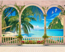 Afbeelding in Gallery-weergave laden, Schilderen op Nummer - Villa in tropische baai