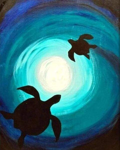 Schilderen op Nummer - Vortex-schildpadden