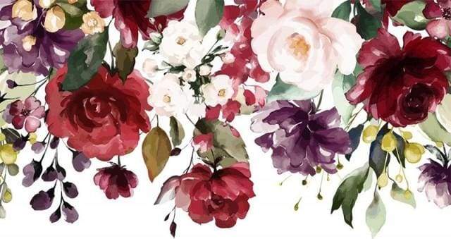 Schilderen op Nummer - Aquarel Bloemen