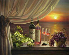 Afbeelding in Gallery-weergave laden, Schilderen op Nummer - Wijn en druiven